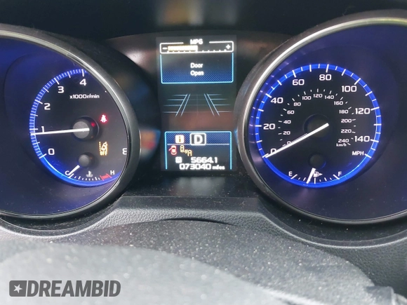 2018 Subaru Outback Limited with VIN 4S4BSANC9J3352839, listed as a IAAI auction lot 40033326 with 73,040 mi miles and . Bid and sale history available at DreamBid. Image 7.