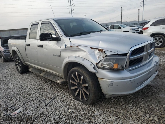 2009 Dodge Ram 1500 ST with VIN 1D3HB18K69S745966, listed as a Copart auction lot 44808665 with 212,772 mi miles and Clean Title. Bid and sale history available at carsss.com. Image 4.