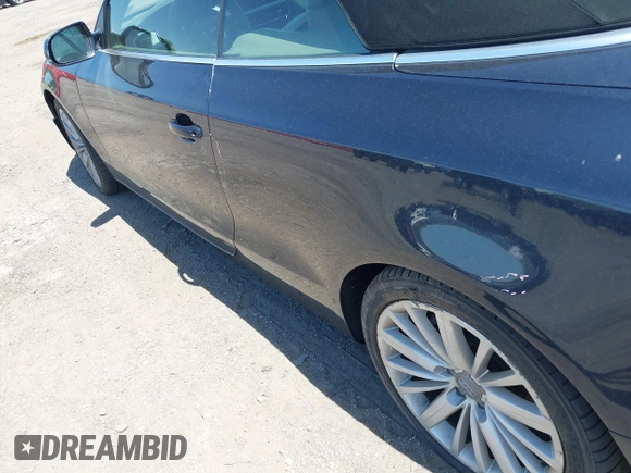 2012 Audi A5 Premium Plus with VIN WAULFAFH2CN005199, listed as a IAAI auction lot 42163081 with 66,146 mi miles and . Bid and sale history available at DreamBid. Image 22.