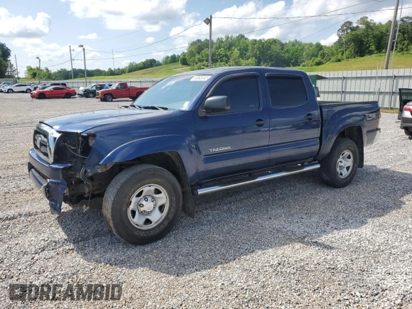 2007 Toyota Tacoma PreRunner with VIN 3TMJU62NX7M038489, listed as a Copart auction lot 53845245 with 263,485 mi miles and Salvage Title. Bid and sale history available at DreamBid. Image 1.