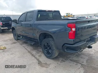 2021 Chevrolet Silverado 1500 LT Trail Boss with VIN 1GCPYFED6MZ137614, listed as a IAAI auction lot 40932872 with 63,087 mi miles and . Bid and sale history available at DreamBid. Image 3.