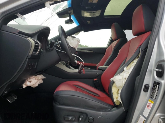 2019 Lexus NX 300 with VIN JTJBARBZ3K2189396, listed as a Copart auction lot 56376625 with 36,331 mi miles and Salvage Title. Bid and sale history available at DreamBid. Image 7.
