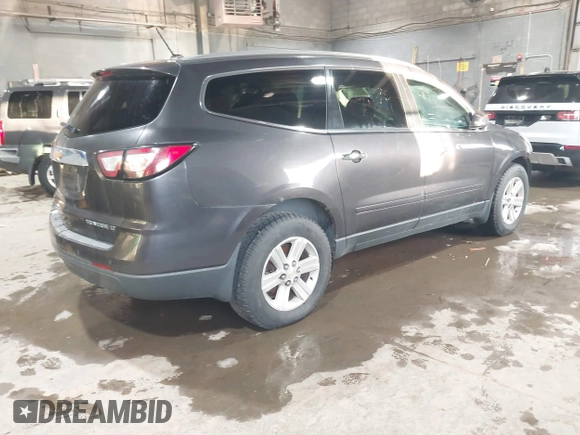 2013 Chevrolet Traverse LT with VIN 1GNKVGKD1DJ159409, listed as a IAAI auction lot 41591916 with 222,079 mi miles and . Bid and sale history available at DreamBid. Image 4.