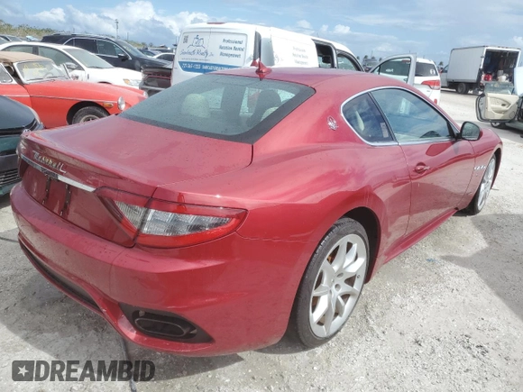 2018 Maserati GranTurismo Sport with VIN ZAM45VLA9J0265744, listed as a Copart auction lot 76110264 with 9,392 mi miles and Non repairable. Bid and sale history available at DreamBid. Image 3.