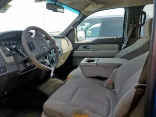 2009 Ford F-150 XL with VIN 1FTRW12899FA26850, listed as a Copart auction lot 44053435 with 163,491 mi miles and Salvage Title. Bid and sale history available at carsss.com. Image 7.