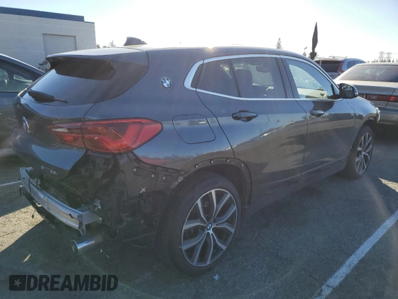 2018 BMW X2 sDrive28i with VIN WBXYJ3C36JEP76244, listed as a Copart auction lot 38732563 with 50,424 mi miles. Bid and sale history available at carsss.com. Image 3.