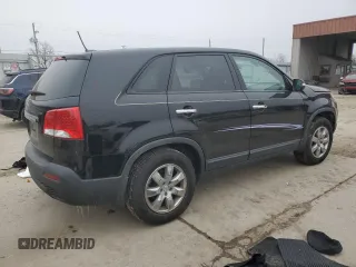 2012 Kia Sorento LX with VIN 5XYKT4A12CG211648, listed as a Copart auction lot 45023025 with 110,491 mi miles and Salvage Title. Bid and sale history available at DreamBid. Image 3.