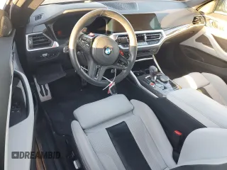 2022 BMW M4 Competition xDrive with VIN WBS43AZ03NCK35637, listed as a Copart auction lot 56616264 with 0 mi miles and Salvage Title. Bid and sale history available at carsss.com. Image 8.