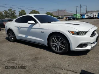 2015 Ford Mustang GT with VIN 1FA6P8CF0F5408780, listed as a Copart auction lot 60315245 with 56,668 mi miles and Salvage title. Bid and sale history available at DreamBid. Image 4.