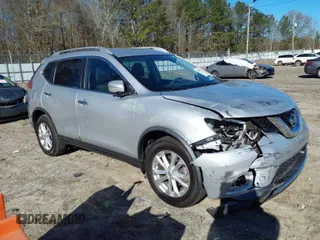 2015 Nissan Rogue SV with VIN KNMAT2MT3FP547713, listed as a IAAI auction lot 41802579 with 67,312 mi miles. Bid and sale history available at carsss.com. Image 1.
