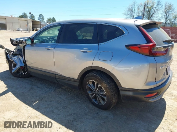 2022 Honda CR-V EX with VIN 7FARW1H55NE019958, listed as a IAAI auction lot 41871169 with 54,481 mi miles. Bid and sale history available at carsss.com. Image 3.