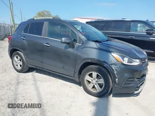 2018 Chevrolet Trax LT with VIN KL7CJLSB1JB580095, listed as a IAAI auction lot 41792737 with 72,503 mi miles and . Bid and sale history available at carsss.com. Image 1.