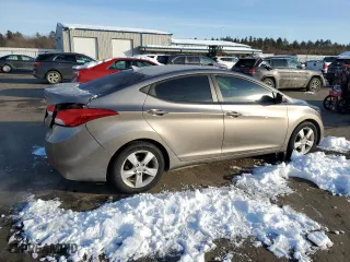 2013 Hyundai Elantra GLS PZEV with VIN 5NPDH4AE7DH378451, listed as a Copart auction lot 44617665 with 95,414 mi miles and Salvage Title. Bid and sale history available at carsss.com. Image 3.
