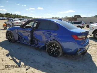 2020 BMW 3 Series M340i xDrive with VIN WBA5U9C09LA380266, listed as a Copart auction lot 75068154 with 66,035 mi miles and Salvage Title. Bid and sale history available at DreamBid. Image 2.