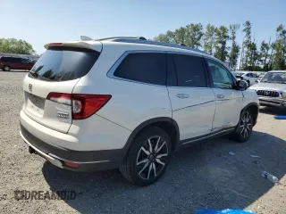 2019 Honda Pilot Touring 7-Passenger with VIN 5FNYF6H67KB024507, listed as a Copart auction lot 59041095 with 85,133 mi miles and Salvage title. Bid and sale history available at DreamBid. Image 3.