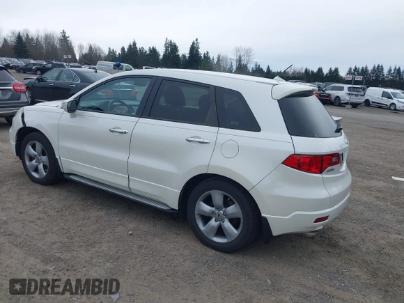 2008 Acura RDX with VIN 5J8TB18288A009135, listed as a IAAI auction lot 41838093 with 128,538 mi miles. Bid and sale history available at carsss.com. Image 3.