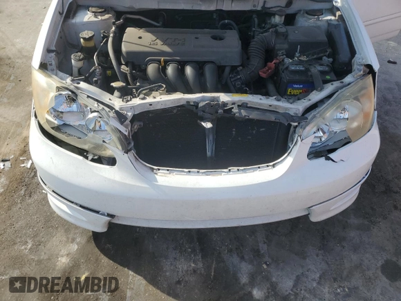 2008 Toyota Corolla CE with VIN 1NXBR32E58Z996548, listed as a Copart auction lot 54140345 with 157,157 mi miles and Salvage Title. Bid and sale history available at DreamBid. Image 11.