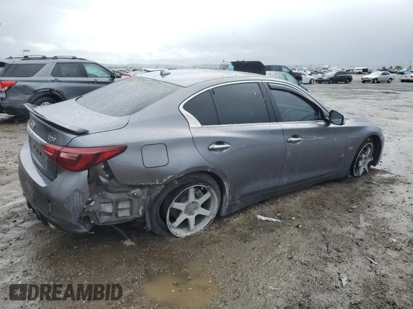 2020 Infiniti Q50 3.0t LUXE with VIN JN1EV7AP3LM203637, listed as a Copart auction lot 48579525 with 79,647 mi miles and Salvage Title. Bid and sale history available at carsss.com. Image 3.