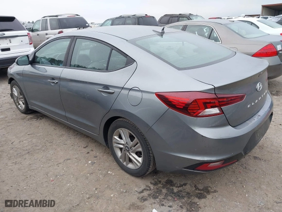2019 Hyundai Elantra SEL with VIN KMHD84LF0KU766660, listed as a IAAI auction lot 41516050 with 75,288 mi miles. Bid and sale history available at carsss.com. Image 3.