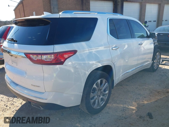 2020 Chevrolet Traverse Premier with VIN 1GNEVKKW4LJ283092, listed as a IAAI auction lot 41379468 with 42,340 mi miles. Bid and sale history available at carsss.com. Image 4.