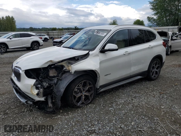 2016 BMW X1 xDrive28i z VIN WBXHT3C37GP882189, wystawiony jako Copart lot #56983985 z przebiegiem 45 700 mil mil oraz Szkoda całkowita • Salvage title. Historia ofert i sprzedaży dostępna na DreamBid. Obrazek 1.