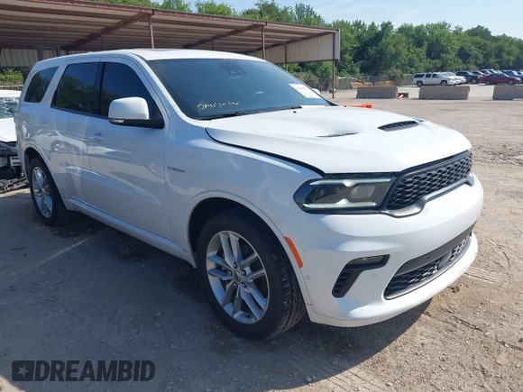 2022 Dodge Durango R/T with VIN 1C4SDHCT6NC217849, listed as a IAAI auction lot 42814278 with 54,082 mi miles and . Bid and sale history available at DreamBid. Image 1.