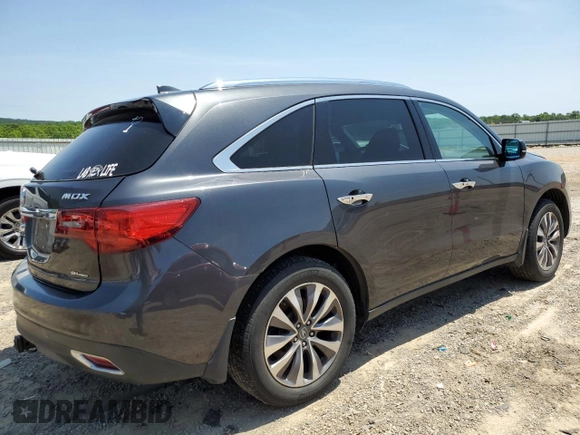 2014 Acura MDX Technology with VIN 5FRYD4H64EB039205, listed as a Copart auction lot 57094615 with 230,644 mi miles and Clean title. Bid and sale history available at DreamBid. Image 3.