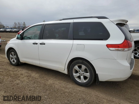 2013 Toyota Sienna L with VIN 5TDZK3DCXDS313664, listed as a Copart auction lot 55080535 with 245,026 mi miles and Salvage Title. Bid and sale history available at carsss.com. Image 2.