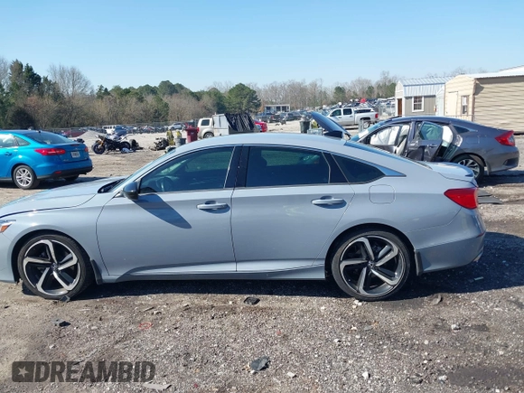 2022 Honda Accord Sport SE with VIN 1HGCV1F43NA007655, listed as a IAAI auction lot 41780298 with 47,428 mi miles and . Bid and sale history available at carsss.com. Image 14.