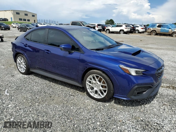 2022 Subaru WRX GT with VIN JF1VBAU6XN8025183, listed as a Copart auction lot 61403135 with 31,335 mi miles and Salvage title. Bid and sale history available at DreamBid. Image 4.