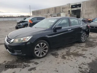 2014 Honda Accord Sedan Sport with VIN 1HGCR2F53EA185844, listed as a Copart auction lot 49364295 with 135,546 mi miles and Salvage Title. Bid and sale history available at carsss.com. Image 1.