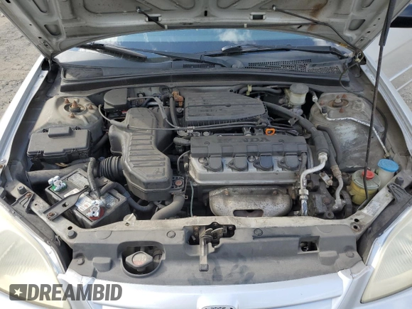 2001 Honda Civic LX with VIN 2HGES16551H514840, listed as a Copart auction lot 73725664 with 97,231 mi miles and Salvage Title. Bid and sale history available at carsss.com. Image 12.