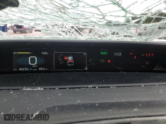 2021 Toyota Prius LE with VIN JTDL9MFU0M3030950, listed as a Copart auction lot 64421325 with 46,235 mi miles and Salvage title. Bid and sale history available at DreamBid. Image 9.