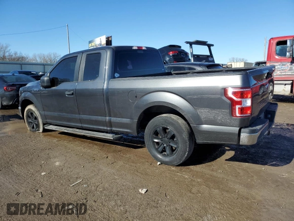 2018 Ford F-150 XL with VIN 1FTEX1CBXJFC15064, listed as a Copart auction lot 89269835 with 91,539 mi miles and Salvage Title. Bid and sale history available at carsss.com. Image 2.