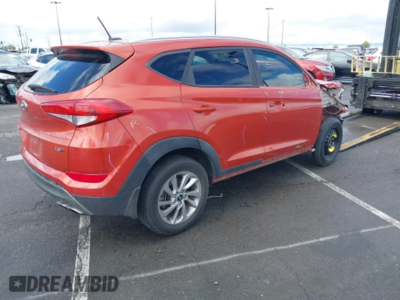 2016 Hyundai Tucson Sport with VIN KM8J33A20GU154428, listed as a IAAI auction lot 41722993 with 76,091 mi miles. Bid and sale history available at carsss.com. Image 4.