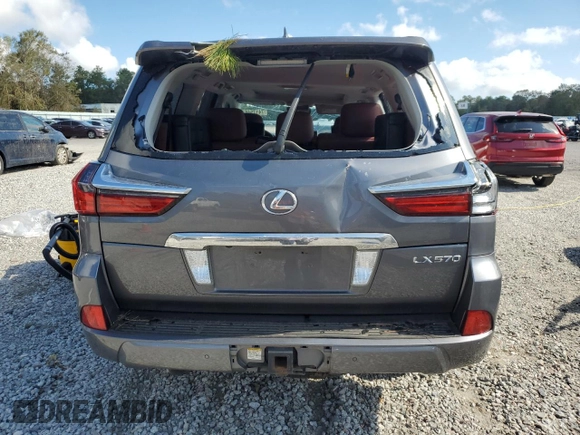 2017 Lexus LX with VIN JTJHY7AX6H4241921, listed as a Copart auction lot 74175464 with 118,079 mi miles and Salvage Title. Bid and sale history available at carsss.com. Image 6.