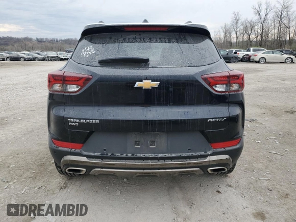 2021 Chevrolet TrailBlazer ACTIV with VIN KL79MSSL8MB047427, listed as a Copart auction lot 50507565 with 72,437 mi miles and Salvage Title. Bid and sale history available at DreamBid. Image 6.