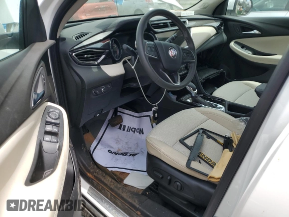 2022 Buick Encore GX Select z VIN KL4MMDS23NB142585, wystawiony jako Copart lot #59618615 z przebiegiem 3 880 mil mil oraz Szkoda całkowita • Salvage title. Historia ofert i sprzedaży dostępna na DreamBid. Obrazek 8.