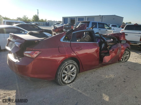 2021 Chevrolet Malibu LT with VIN 1G1ZD5ST8MF051502, listed as a Copart auction lot 70756504 with 0 mi miles and Non Repairable. Bid and sale history available at carsss.com. Image 3.