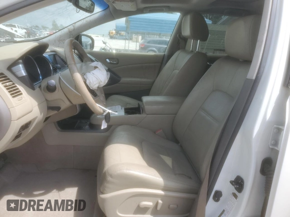 2012 Nissan Murano SL with VIN JN8AZ1MW2CW224343, listed as a Copart auction lot 53629575 with 104,626 mi miles and Salvage Title. Bid and sale history available at DreamBid. Image 7.