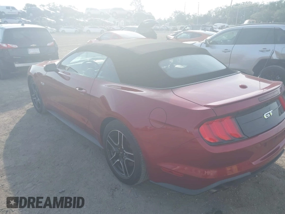 2019 Ford Mustang GT Premium with VIN 1FATP8FFXK5171451, listed as a IAAI auction lot 42211513 with 43,027 mi miles and . Bid and sale history available at DreamBid. Image 3.