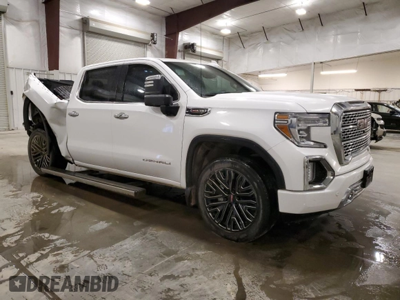 2022 GMC Sierra 1500 Limited Denali with VIN 3GTU9FEL5NG107996, listed as a Copart auction lot 81591094 with 25,969 mi miles and Salvage Title. Bid and sale history available at carsss.com. Image 4.