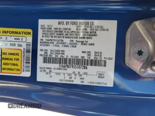 2018 Ford Mustang GT with VIN 1FA6P8CF9J5107286, listed as a Copart auction lot 52190835 with 177,804 mi miles and Salvage title. Bid and sale history available at DreamBid. Image 13.