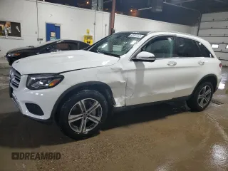 2019 Mercedes-Benz GLC 300 with VIN WDC0G4KB9KF638551, listed as a Copart auction lot 53392305 with 53,176 mi miles and Salvage title. Bid and sale history available at DreamBid. Image 1.