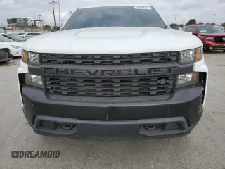 2020 Chevrolet Silverado 1500 Work Truck with VIN 1GCRYAEF7LZ166356, listed as a Copart auction lot 54688635 with 57,733 mi miles and Salvage Title. Bid and sale history available at carsss.com. Image 5.