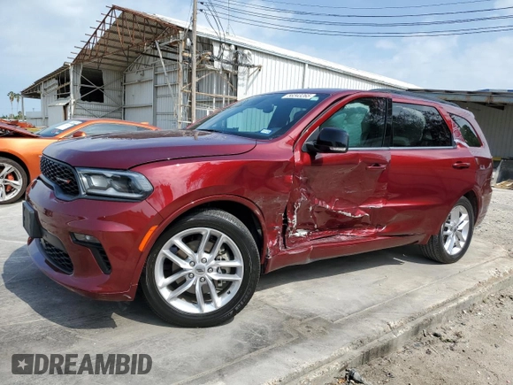 2023 Dodge Durango GT Plus с VIN 1C4RDHDG9PC583047, выставлен на аукционе Copart как лот 56343265 с пробегом 8 944 миль миль и Списание • Salvage title. История ставок и продаж доступна на DreamBid. Изображение 1.