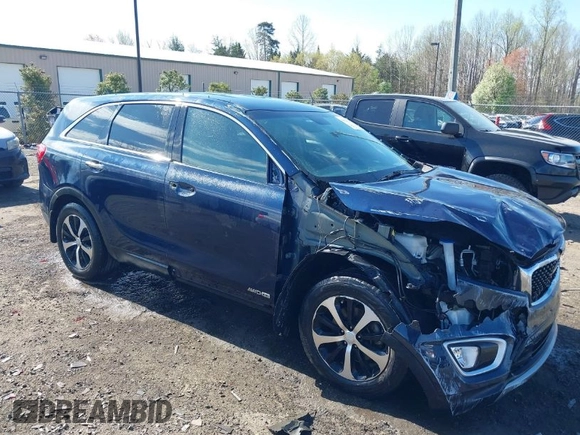 2018 Kia Sorento EX with VIN 5XYPHDA57JG387716, listed as a IAAI auction lot 41918126 with 41,873 mi miles and . Bid and sale history available at DreamBid. Image 1.
