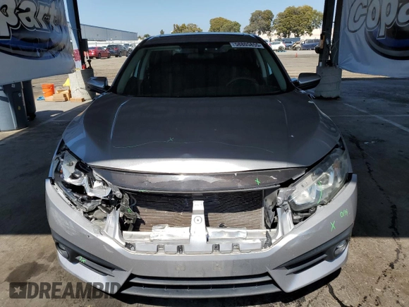 2016 Honda Civic EX-T with VIN 19XFC1F38GE222215, listed as a Copart auction lot 58805855 with 132,849 mi miles and Salvage title. Bid and sale history available at DreamBid. Image 5.