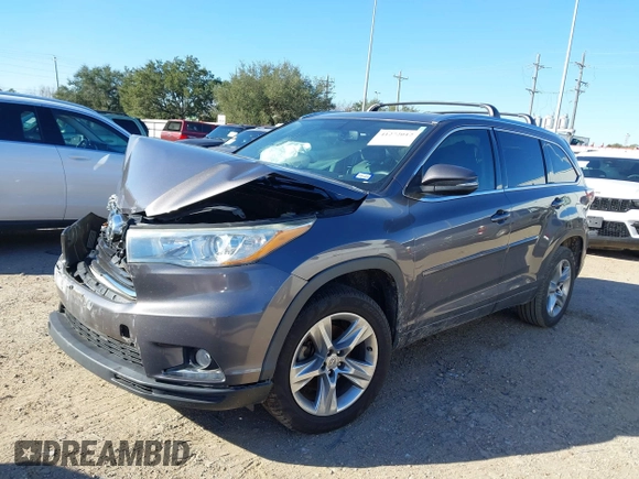 2015 Toyota Highlander Limited with VIN 5TDYKRFH0FS067881, listed as a IAAI auction lot 41272012 with 94,423 mi miles and . Bid and sale history available at DreamBid. Image 17.