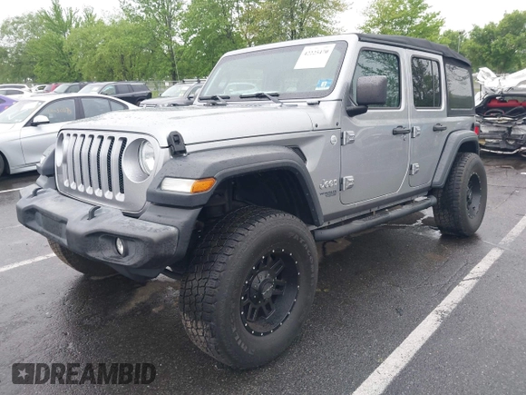 2018 Jeep Wrangler Unlimited Sport S с VIN 1C4HJXDN1JW145240, выставлен на аукционе IAAI как лот 42225470 с пробегом 31 398 миль миль и . История ставок и продаж доступна на DreamBid. Изображение 18.